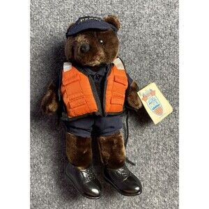 Vintage 1989 Bear Forces Of America US Coast Guard Teddy Bear Plush U.S.C.G